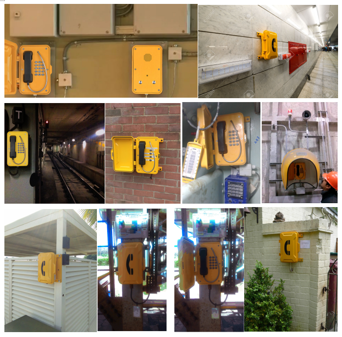Teléfonos Industriales para intemperie