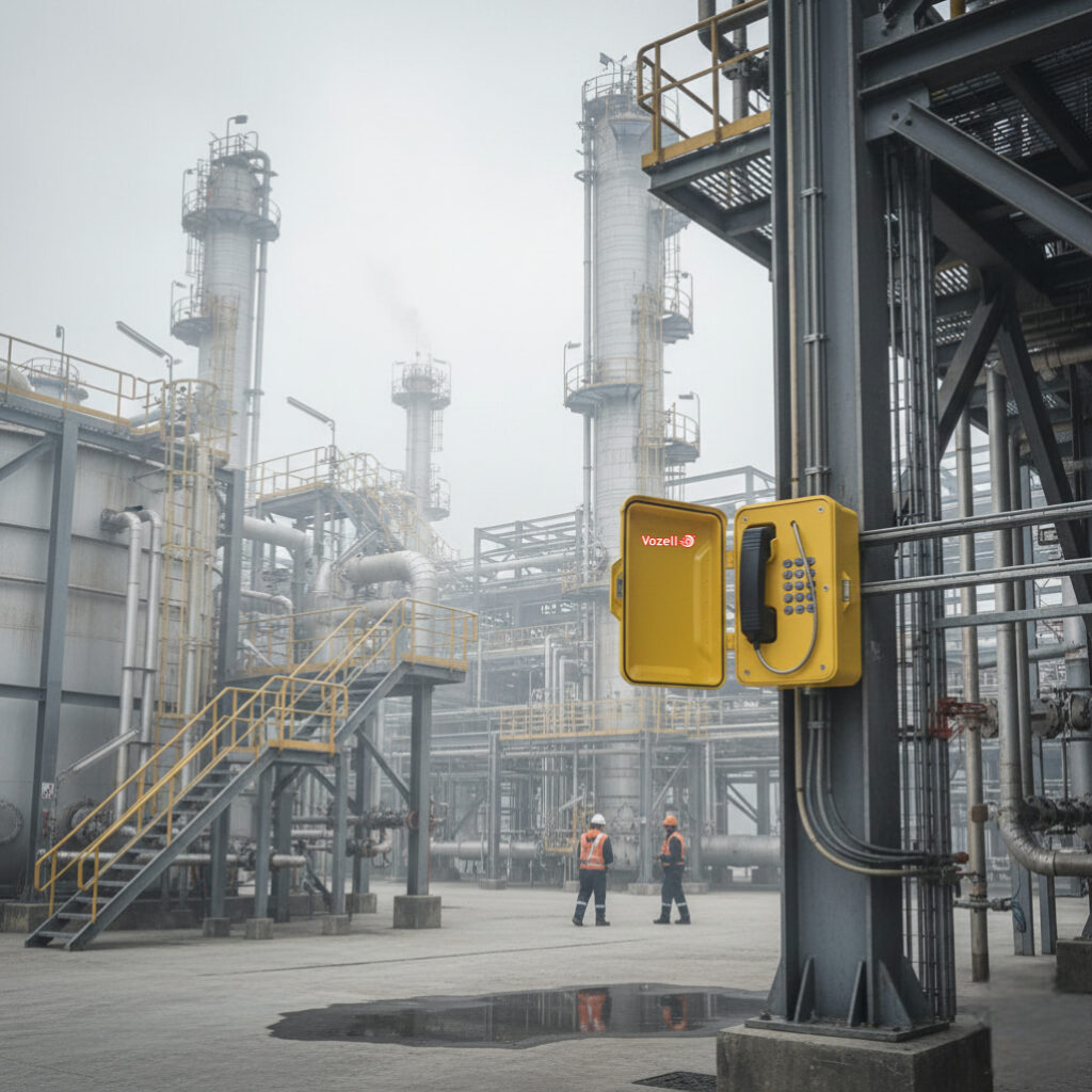 JR101 FK SIP Vozell Telefono para plantas petroquimicas
