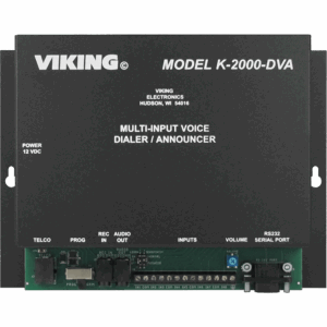 Marcador/anunciador de voz de ocho entradas