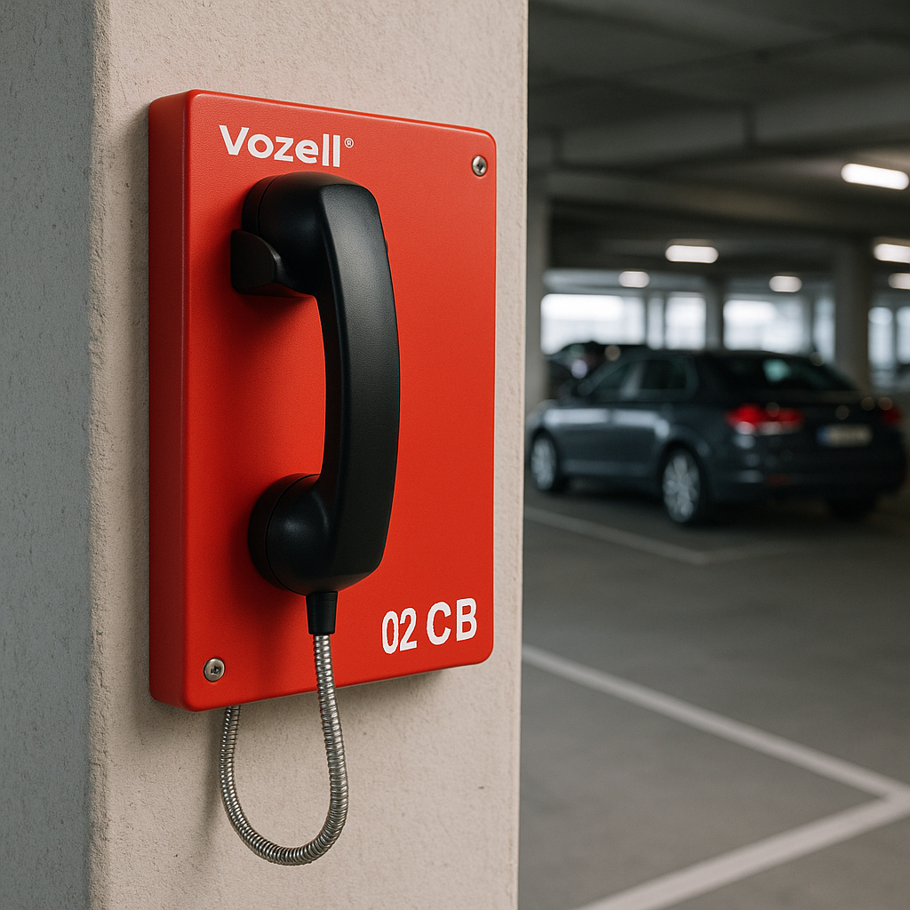 JR202 CB Vozell® Teléfono Hotline de Línea Directa Comunicación Inmediata y Segura