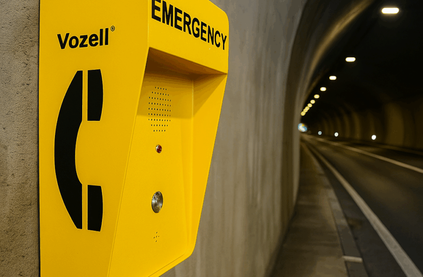 JR306 SC Vozell® Teléfono de emergencia para carretera