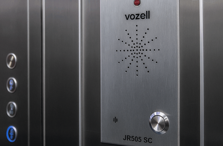 JR505 SC Interfón tamaño mini para elevador - Vozell