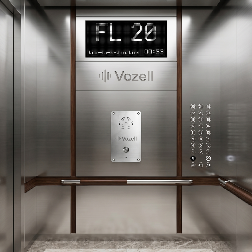 JR301 SC IW Vozell Interfon para Elevador 1